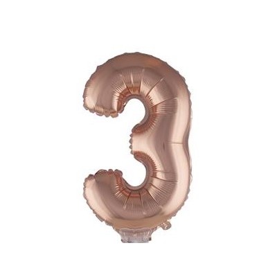 Fóliový balón 3 farba Rose Champagne
