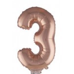 Fóliový balón 3 farba Rose Champagne