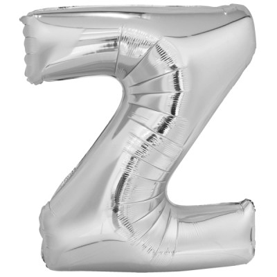 Fóliový balón "Z" strieborný