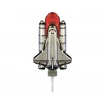 Narodeninová sviečka Raketa metalická