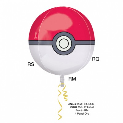 Fóliový Juniorshape balón Pokemon - Pokeball