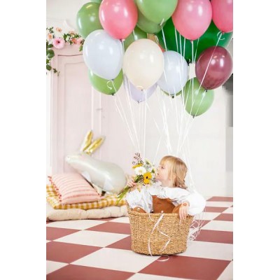 Latexový balón wild rose pastelová farba