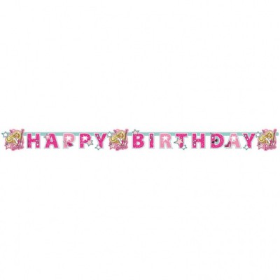 Baner písmenkový Barbie popstar