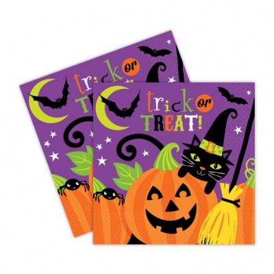 Servítky Halloween čarodejnice
