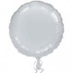 Fóliový balón strieborný
