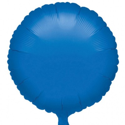 Foliový balón modrý kruh
