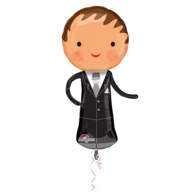 Fóliový Supershape balón Ženích