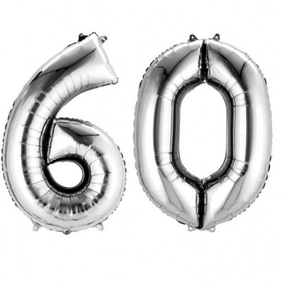 Fóliový balón 60 strieborný