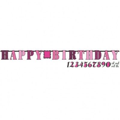 Baner jumbo písmenkový Happy B-Day