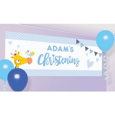 Baner krstiny chlapec