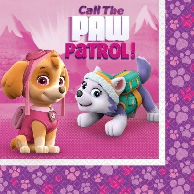 Servítky Paw Patrol Pink