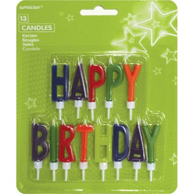 Sviečky Happy Birthday