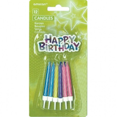 Narodeninové sviečky Happy B-Day