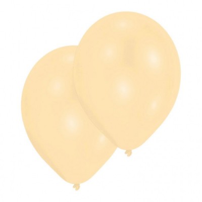 Latexové balóny perleťové Ivory 10 ks