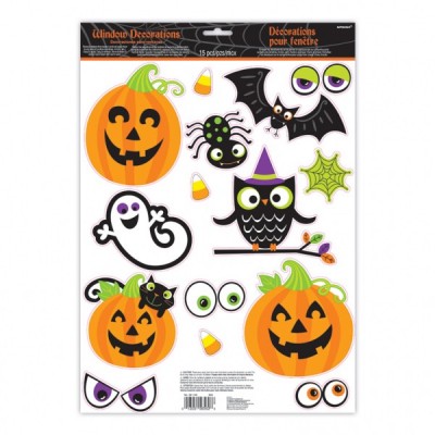 Dekoračná výzdoba na okno Halloween