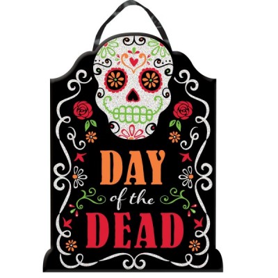 Tabuľa Day of the Dead trblietavé písmo