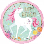 Fóliový balón Believe in Unicorns