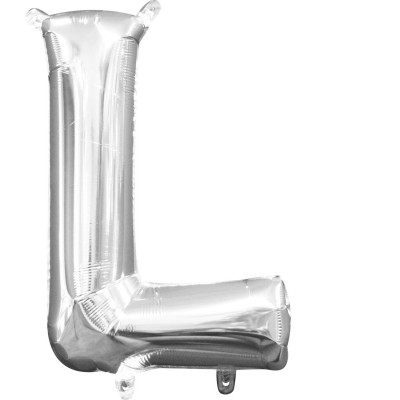 Fóliový balón L strieborný