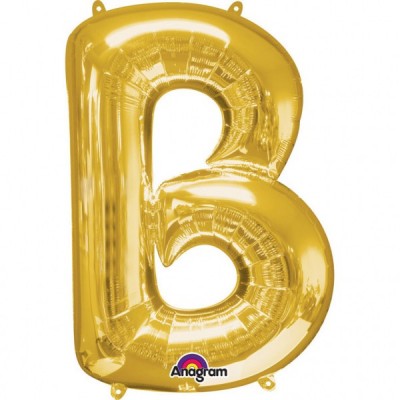 Fóliový balón B zlatý