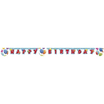 Baner Happy B-Day trblietavé balóny