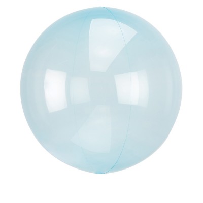 Transparentný balón modrý