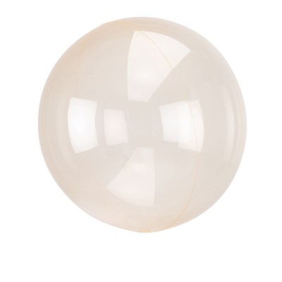 Transparentný balón oranžový