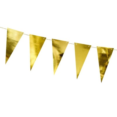 Vlajočkový banner zlatý