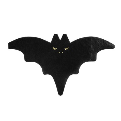 Halloween servítky netopier