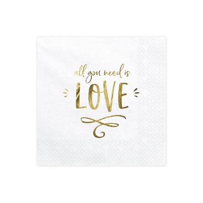 Servítky All you need is Love