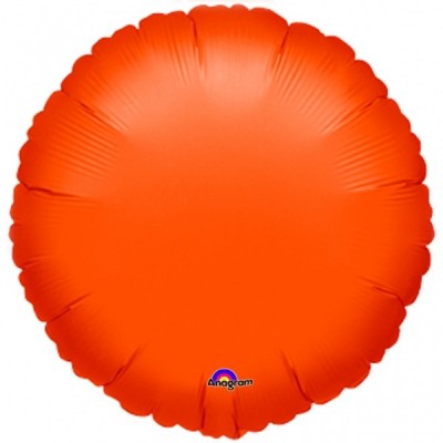 Fóliový balón kruh oranžový