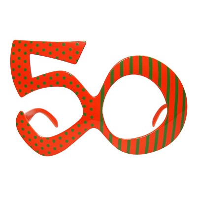 Okuliare 50 oranžové