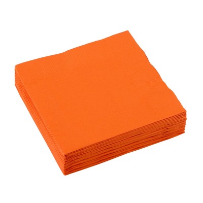 Servítky malé oranžové