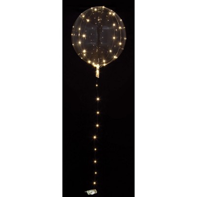 Transparentný LED svietiaci balón