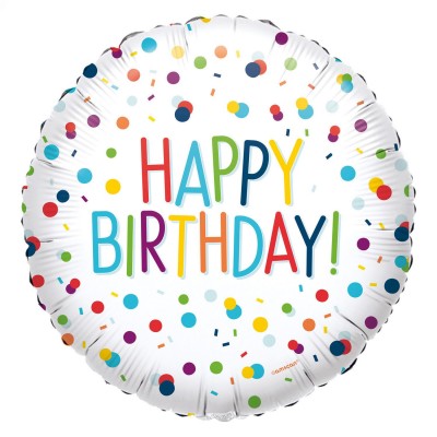 Fóliový balón Happy Birthday