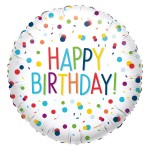 Fóliový balón Happy Birthday