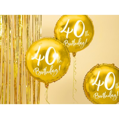 Fóliový balón 40 narodeniny