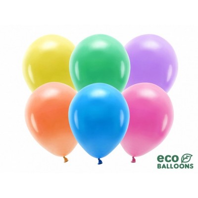 Latexové ECO balóny pastelové mix farieb