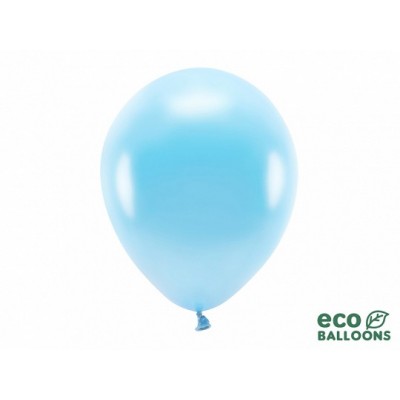 Latexové ECO Balóny metalické baby modré