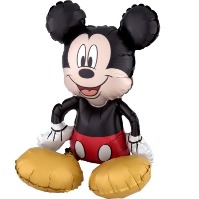 Fóliový balón sediaci Mickey Mouse