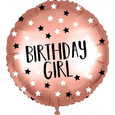 Fóliový balón rose gold Happy B-Day