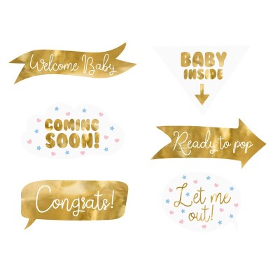 Foto doplnky Baby shower párty