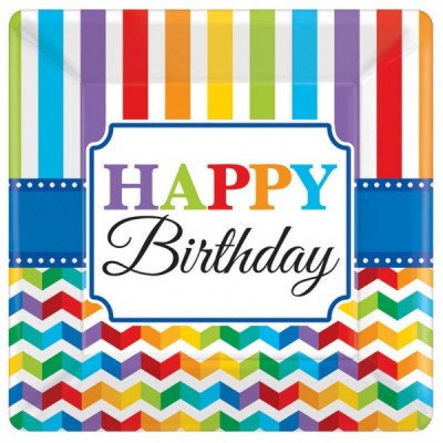 Taniere Happy Birthday farebné