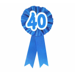 Narodeninový odznak 40 modrý