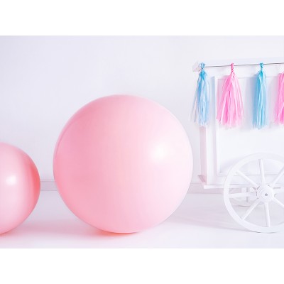 Latexový mega balón pastelová ružová