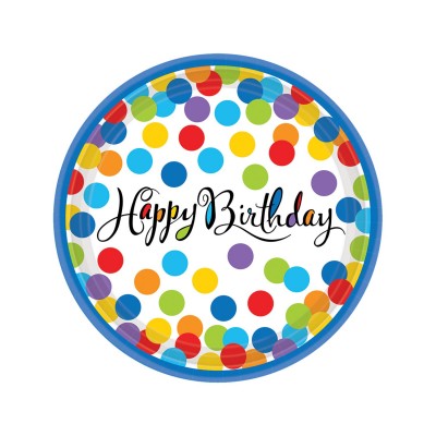 Taniere farebné Happy B-day
