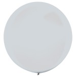 Latexový dekoračný balón metalický strieborný 60 cm