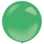 Latexový dekoračný balón kryštálový zelený 60 cm