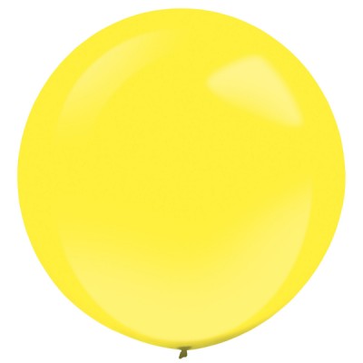 Latexový dekoračný balón žltý 60 cm