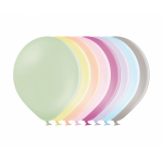 Latexové dekoračné balóny pastelový mix farieb 12,5 cm