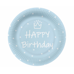 Taniere s korunkou Happy B-Day modré